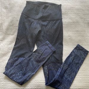 Blue ombre Lululemon Full Length Leggings